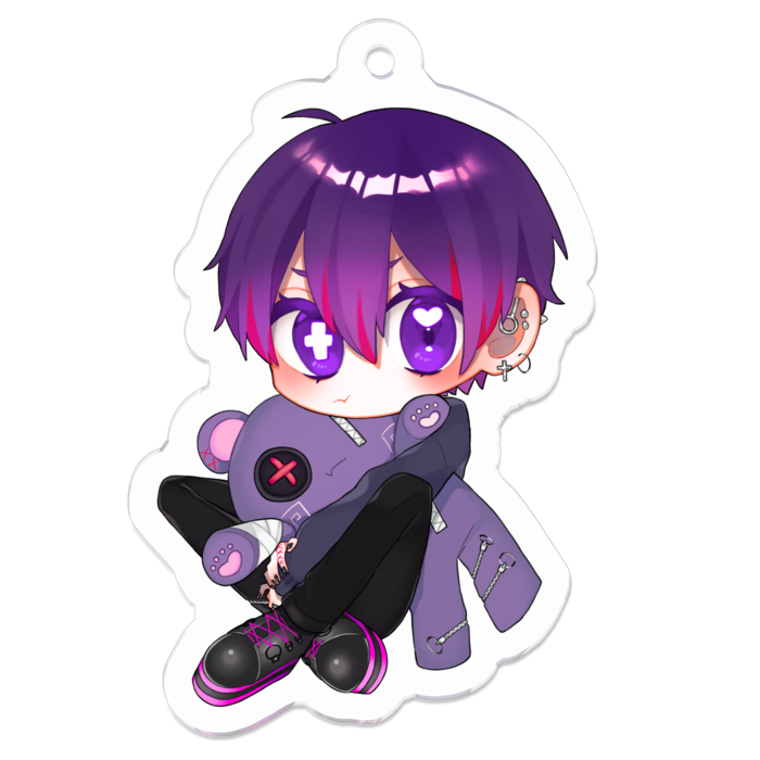 アクリルキーホルダー - 50 x 50 (mm)