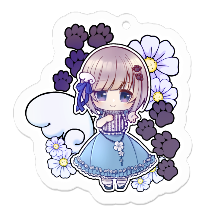 アクリルキーホルダー - 50 x 50 (mm)