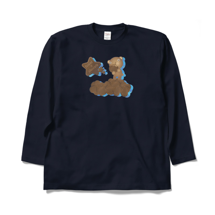 ロングスリーブTシャツ - XL - ネイビー