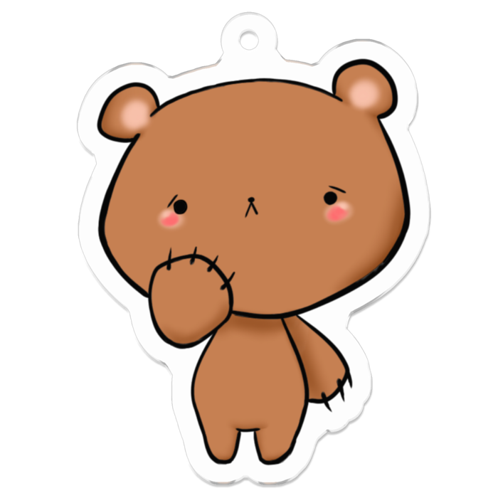 アクリルキーホルダー - 50 x 50 (mm)