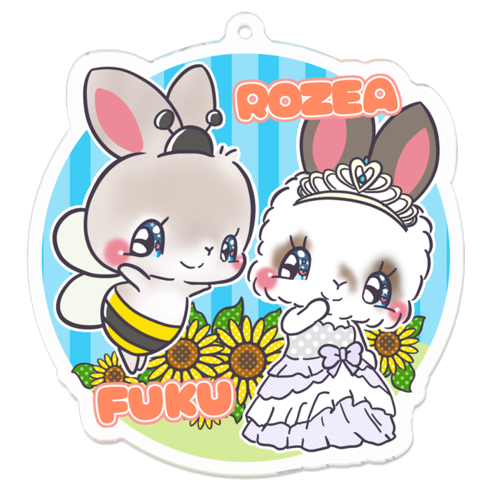 アクリルキーホルダー - 70 x 70 (mm)