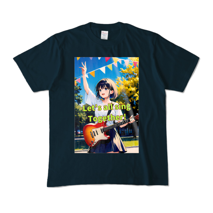 カラーTシャツ - M - ネイビー (濃色)