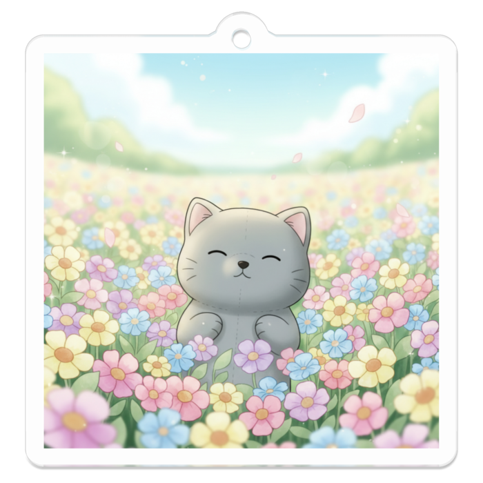 アクリルキーホルダー - 50 x 50 (mm)