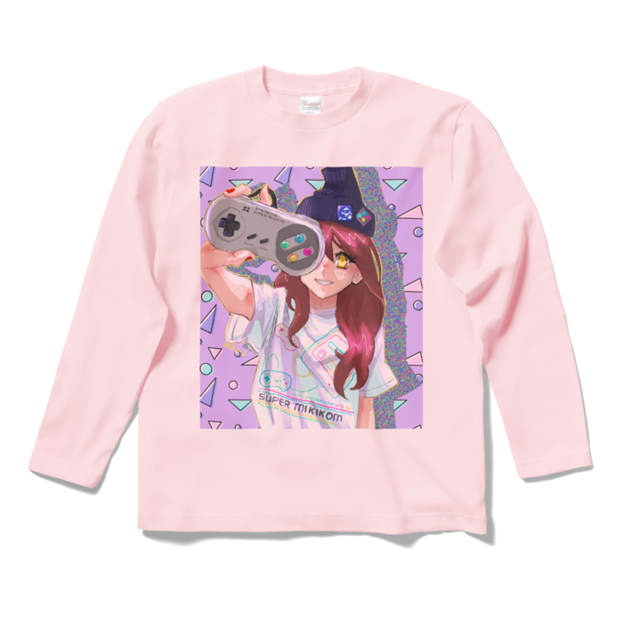 ロングスリーブTシャツ - S - ライトピンク