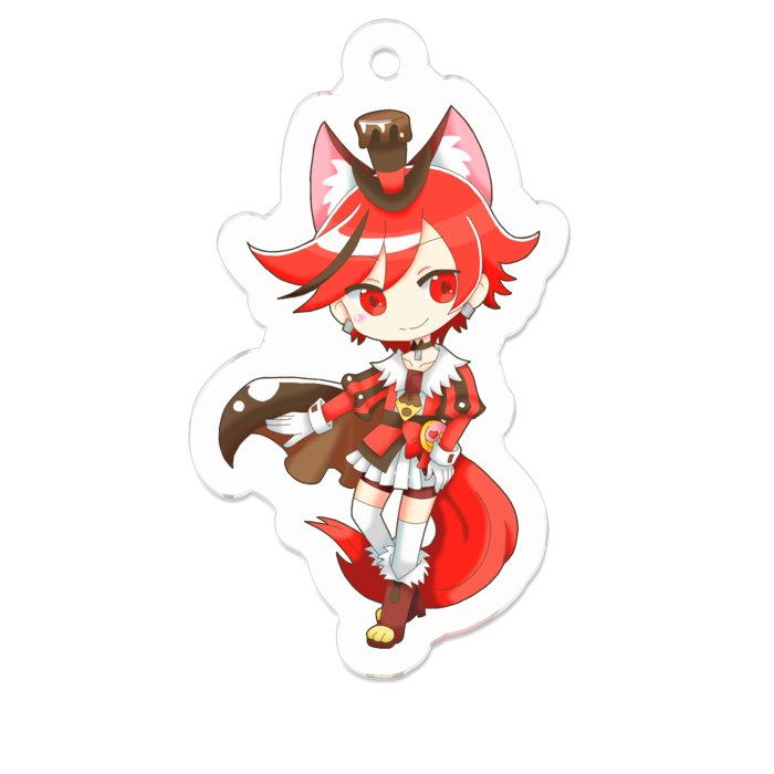 アクリルキーホルダー - 50 x 50 (mm)