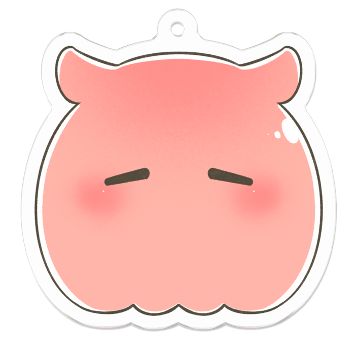 アクリルキーホルダー - 50 x 50 (mm)/めんだこ