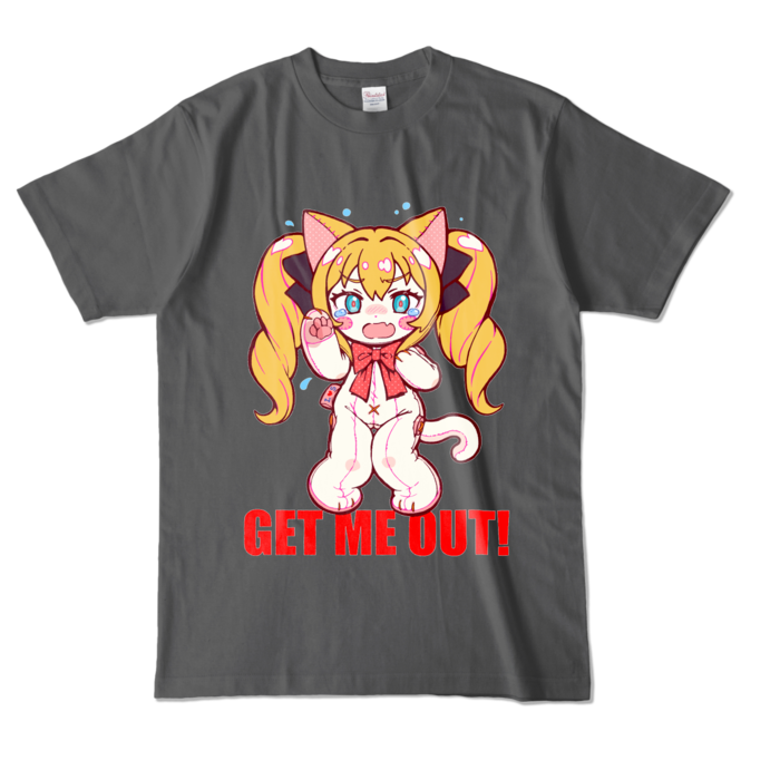 カラーTシャツ - L - チャコール (濃色)