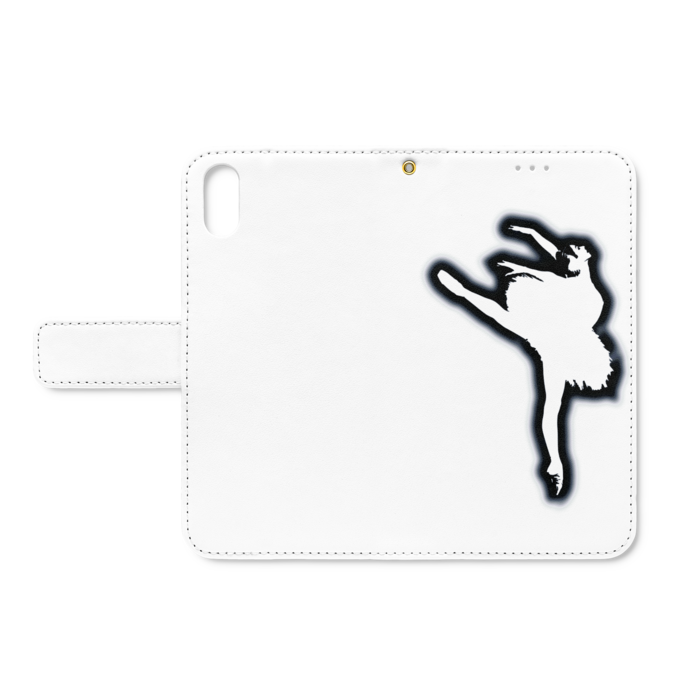 手帳型iPhoneケース - iPhone XS / X - ストラップ穴 あり