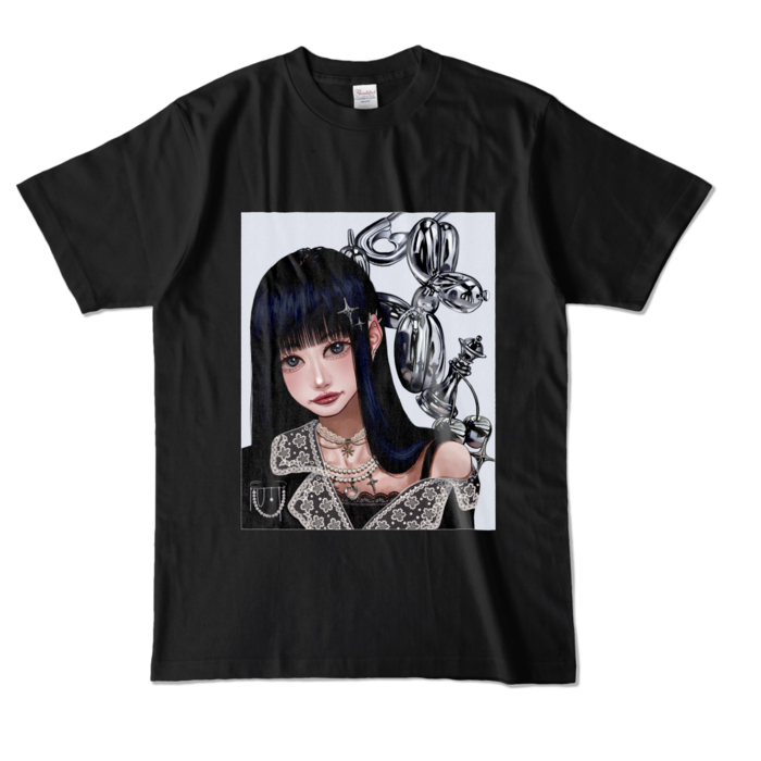 カラーTシャツ - L - ブラック (濃色)