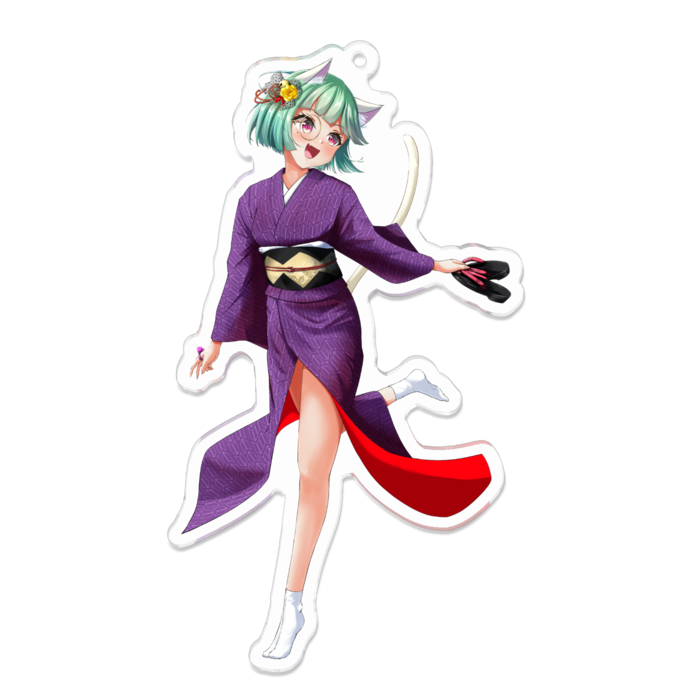 アクリルキーホルダー - 100 x 100 (mm)