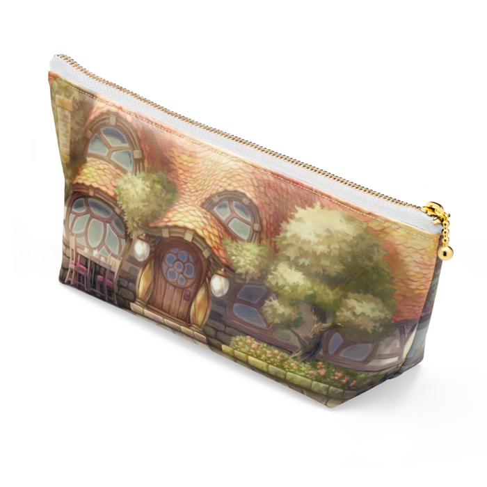 ポーチ - 長さ21.5cm / 高さ10cm - ホワイト