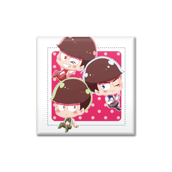 缶バッジ - 四角形40mm