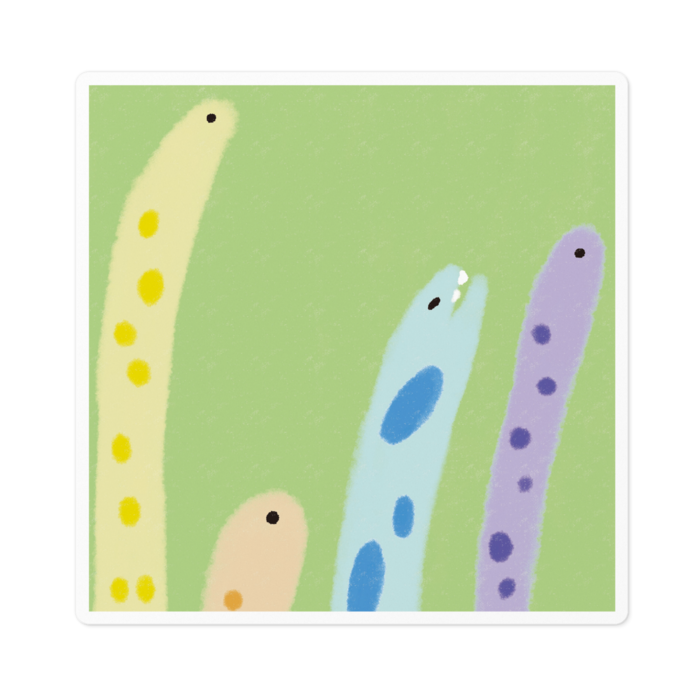 ステッカー - 100 x 100 (mm)