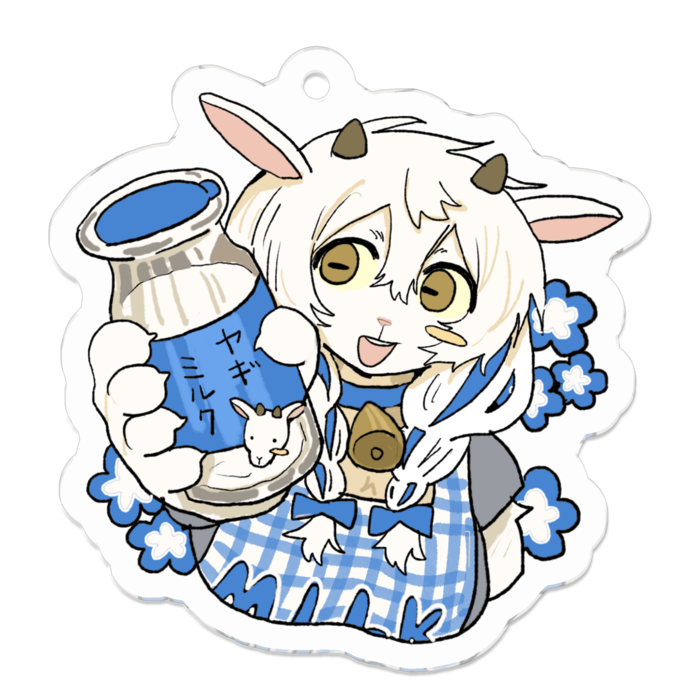 アクリルキーホルダー - 50 x 50 (mm)