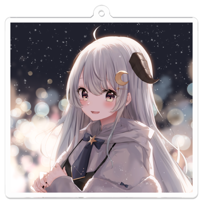 アクリルキーホルダー - 70 x 70 (mm)