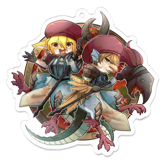 アクリルキーホルダー - 70 x 70 (mm)