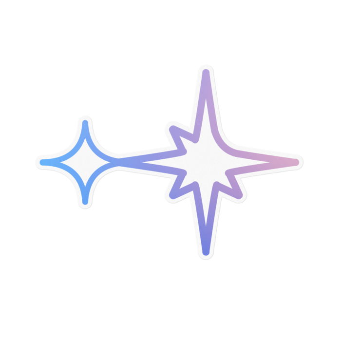 ステッカー - 160 x 160 (mm)(1)