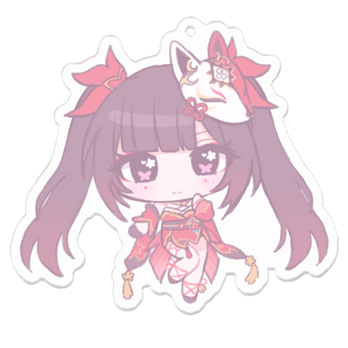 アクリルキーホルダー - 70 x 70 (mm)