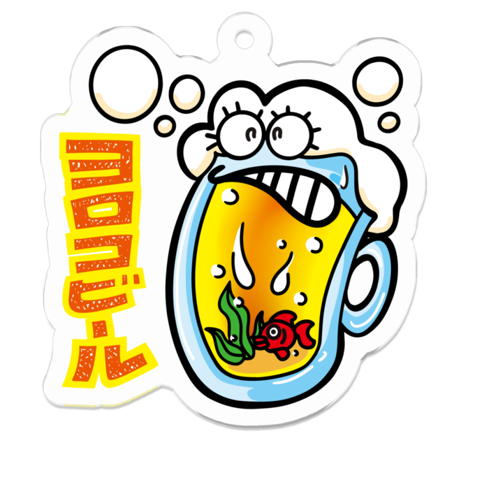 アクリルキーホルダー - 50 x 50 (mm)