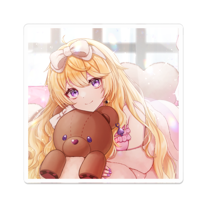 アクリルバッジ - 70 x 70 (mm)