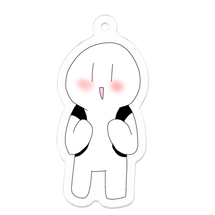 アクリルキーホルダー - 50 x 50 (mm)