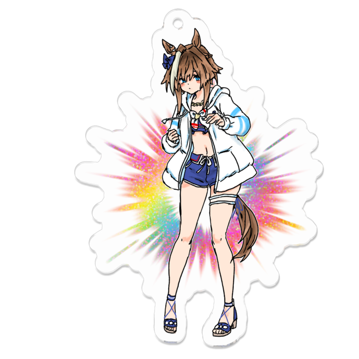 アクリルキーホルダー - 70 x 70 (mm)