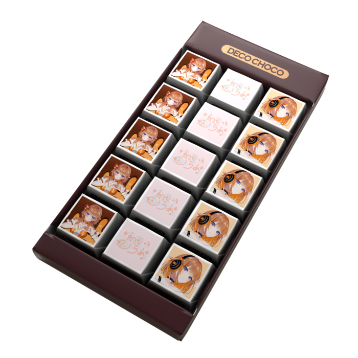 DECOチョコ - 列ごとにデザイン