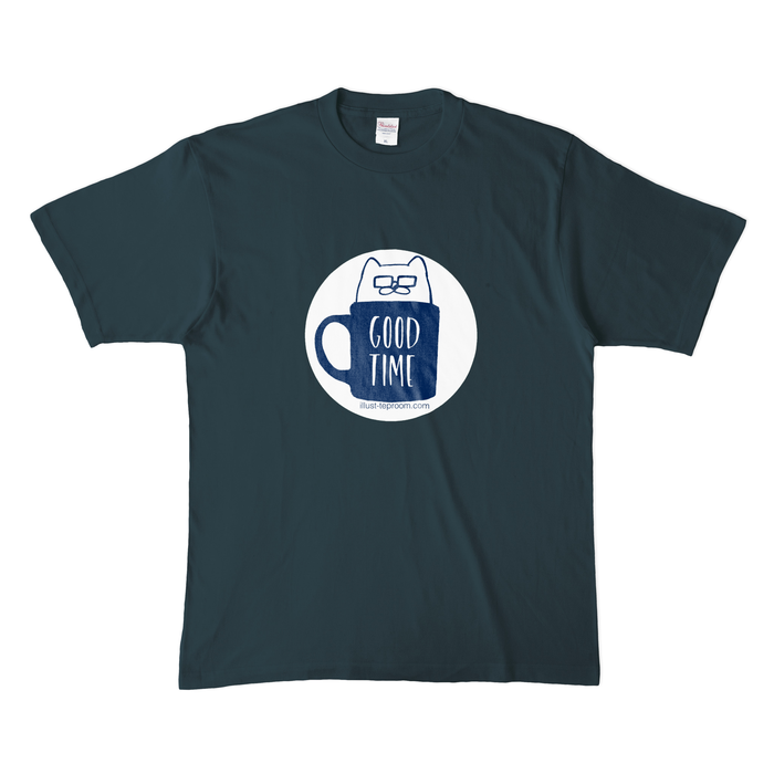 カラーTシャツ(濃色) - XL - デニム