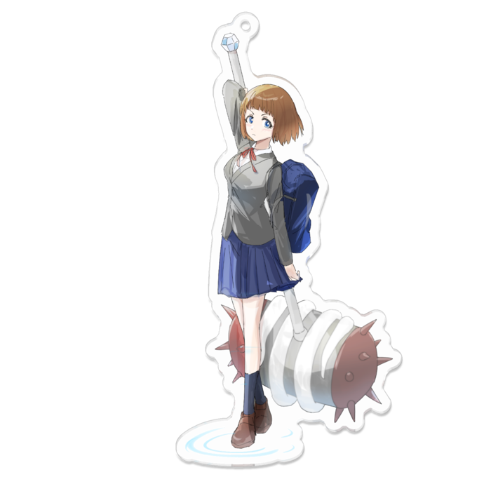 アクリルキーホルダー - 100 x 100 (mm)