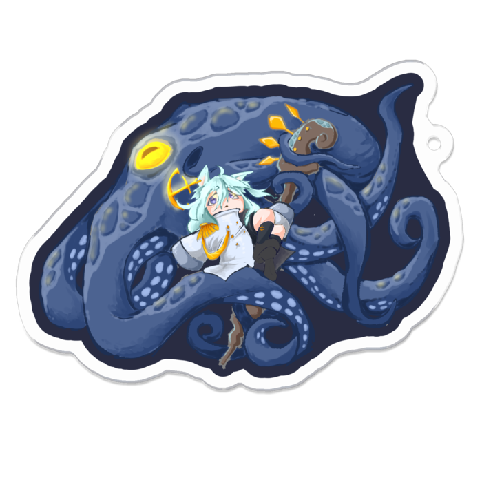 アクリルキーホルダー - 70 x 70 (mm)