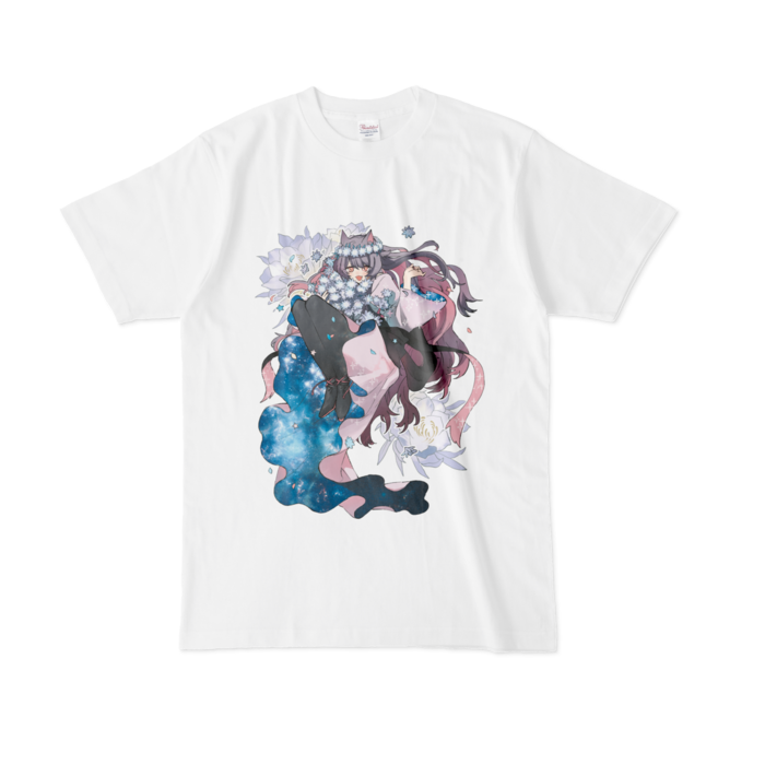 Tシャツ - L - 白(目開け)
