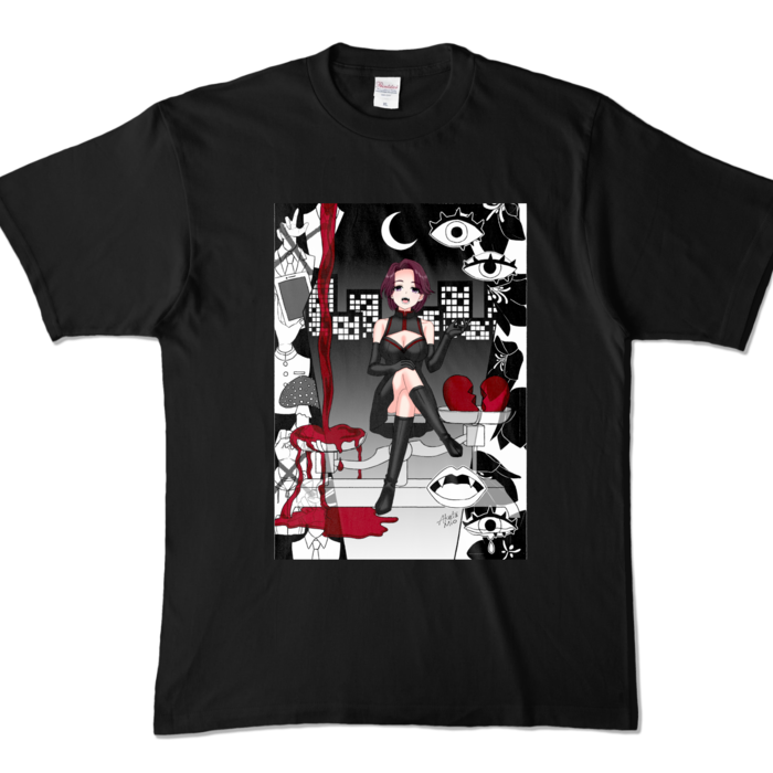 カラーTシャツ - XL - ブラック (濃色)