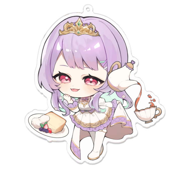 アクリルキーホルダー - 100 x 100 (mm)