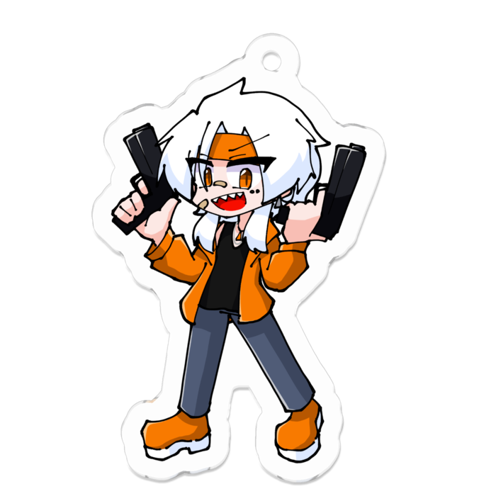 アクリルキーホルダー - 50 x 50 (mm)