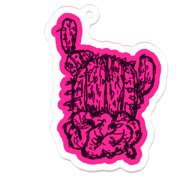 アクリルキーホルダー - 50 x 50 (mm)