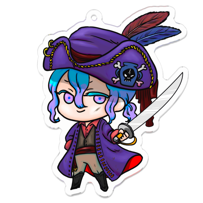 アクリルキーホルダー - 70 x 70 (mm)