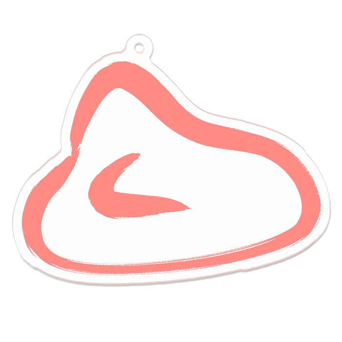 アクリルキーホルダー - 70 x 70 (mm)