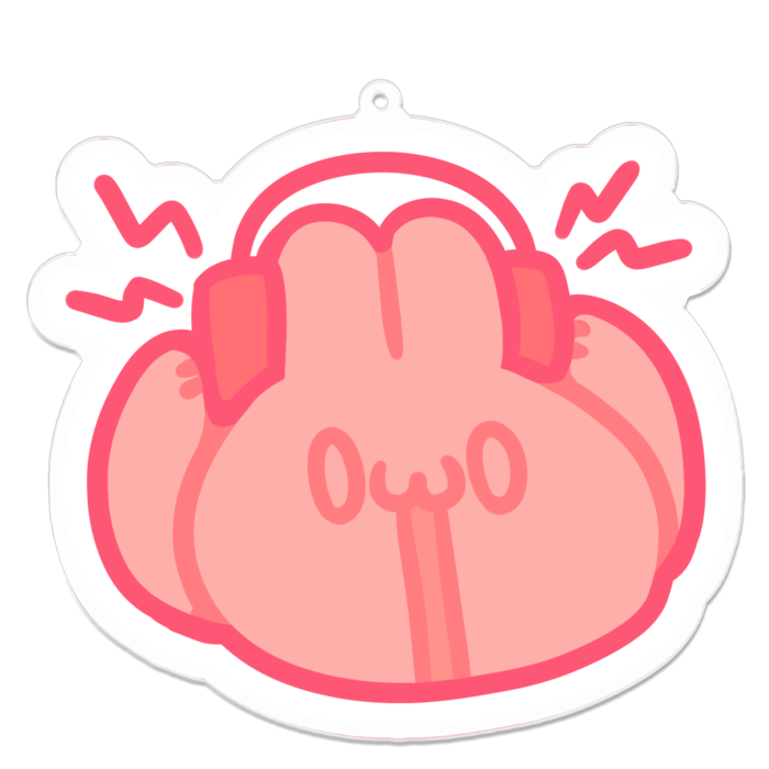 アクリルキーホルダー - 100 x 100 (mm)