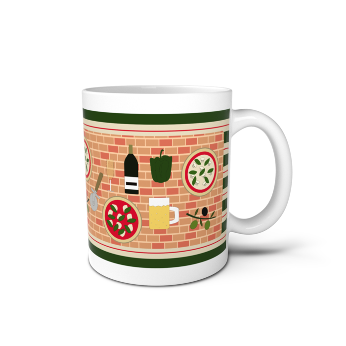 マグカップ - 直径 8 cm / 高さ 9.5 cm