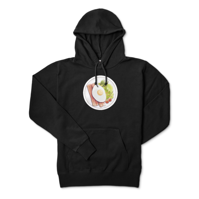 プルパーカー 黒色 M