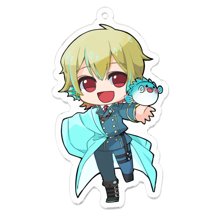 アクリルキーホルダー（コーティング） - 70 x 70 (mm)