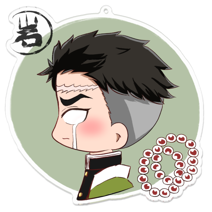 アクリルキーホルダー - 100 x 100 (mm)