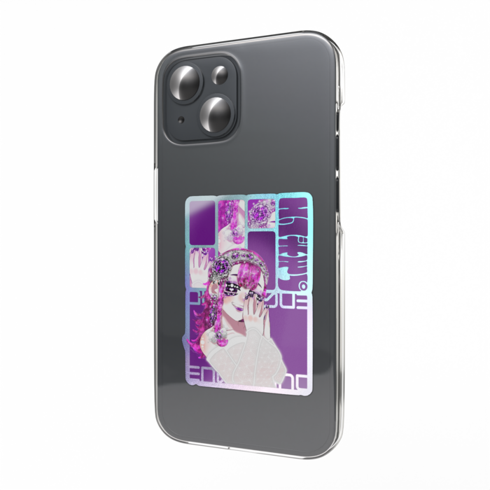 オーロラスマホステッカー - 縦