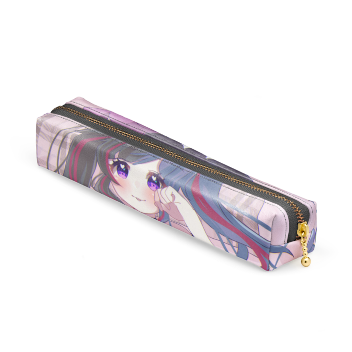 ペンケース - 20 x 4 x 4cm - ブラック