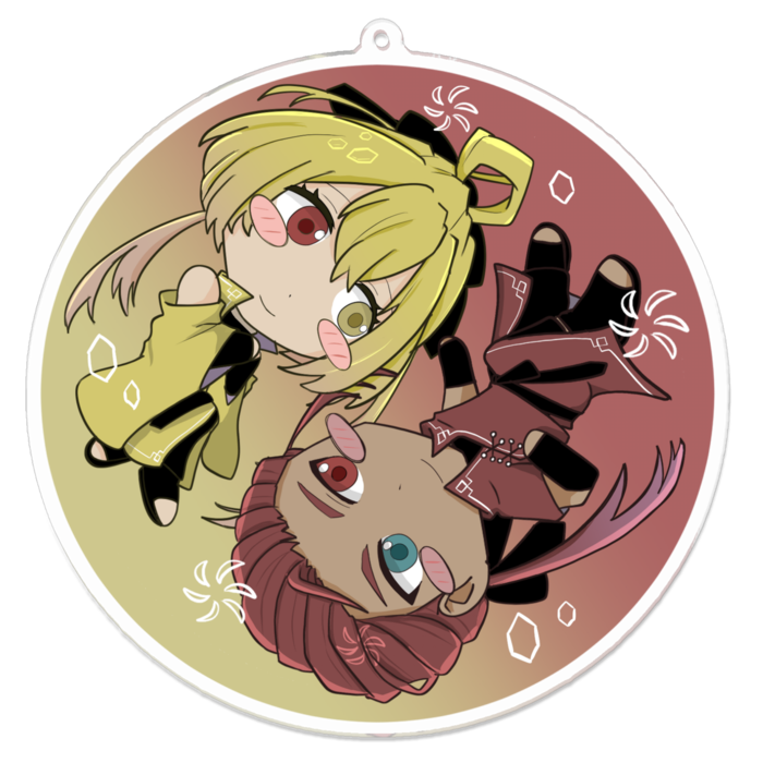 アクリルキーホルダー - 100 x 100 (mm)