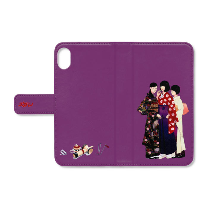 手帳型iPhoneケース - iPhone XR - ストラップ穴 なし