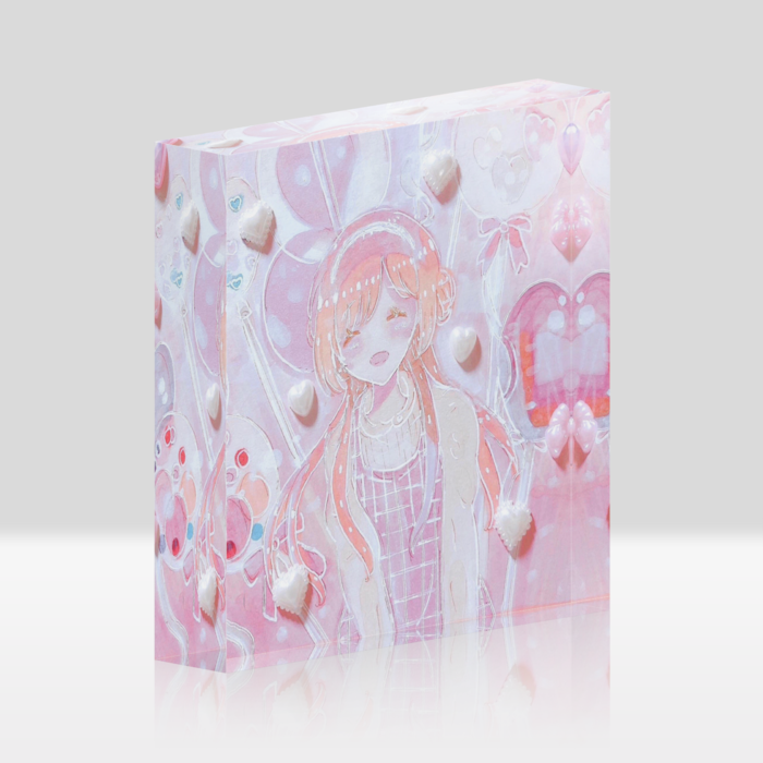 アクリルブロック - 100x100mm