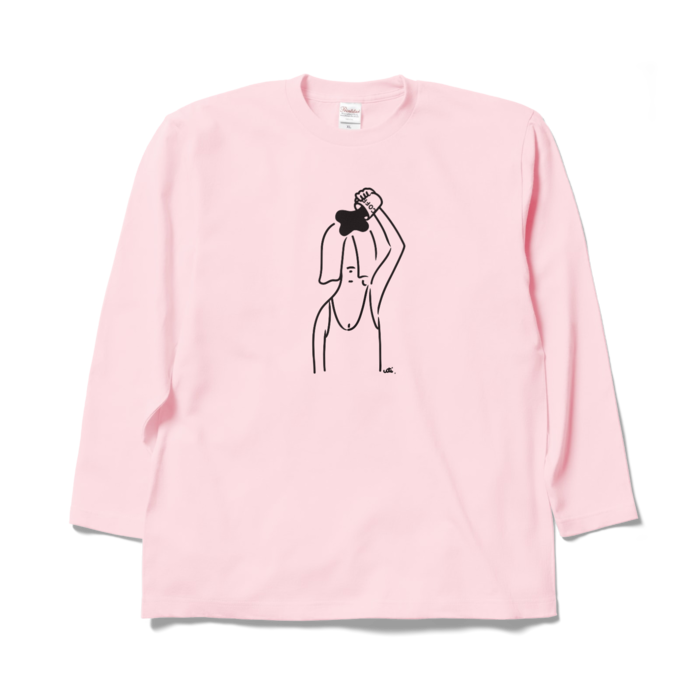 ロングスリーブTシャツ - XL - ライトピンク