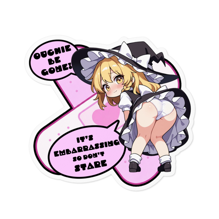 ステッカー -②100 x 100 (mm)