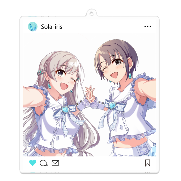 アクリルキーホルダー - 100 x 100 (mm)